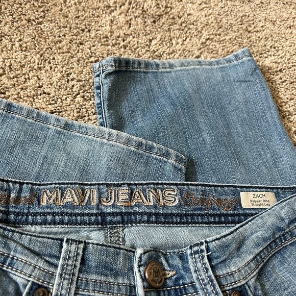 Mavi Zach Straight Leg Jeans Size 30x32 - Picture 3 of 3